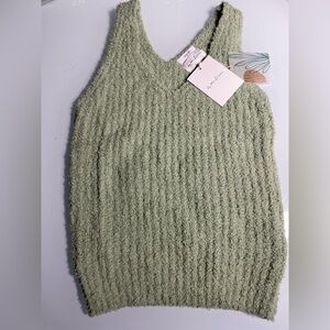 New By The River Cozy Life Sage Green Tank Top Multiple Sizes